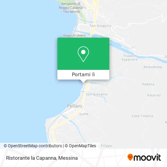 Mappa Ristorante la Capanna