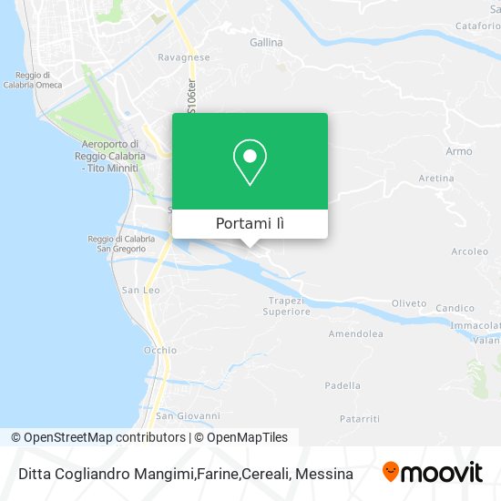 Mappa Ditta Cogliandro Mangimi,Farine,Cereali