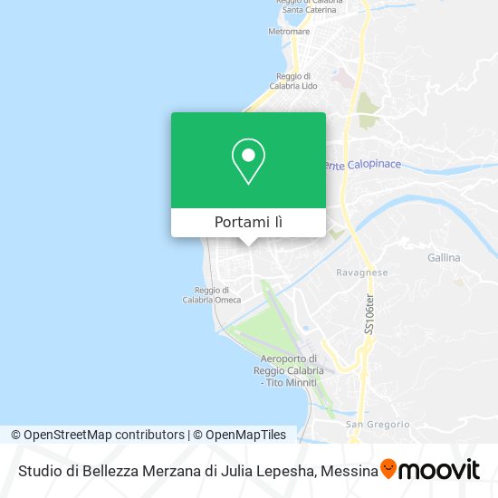 Mappa Studio di Bellezza Merzana di Julia Lepesha