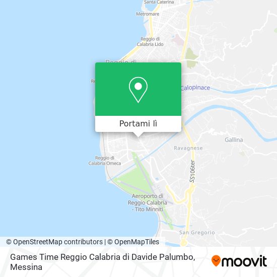 Mappa Games Time Reggio Calabria di Davide Palumbo