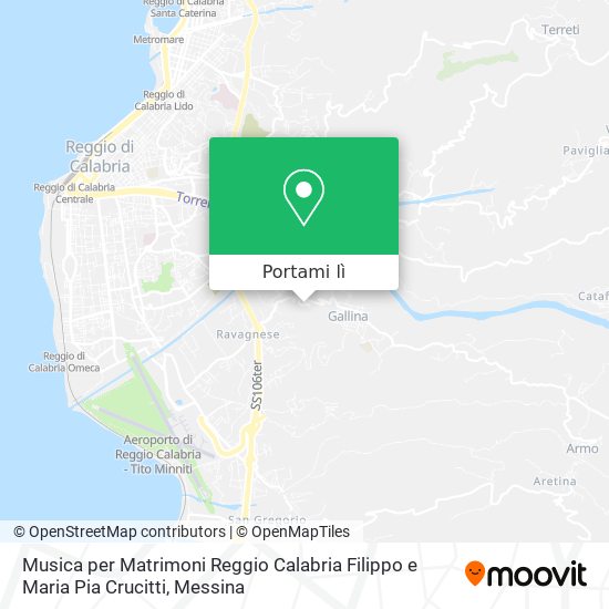 Mappa Musica per Matrimoni Reggio Calabria Filippo e Maria Pia Crucitti