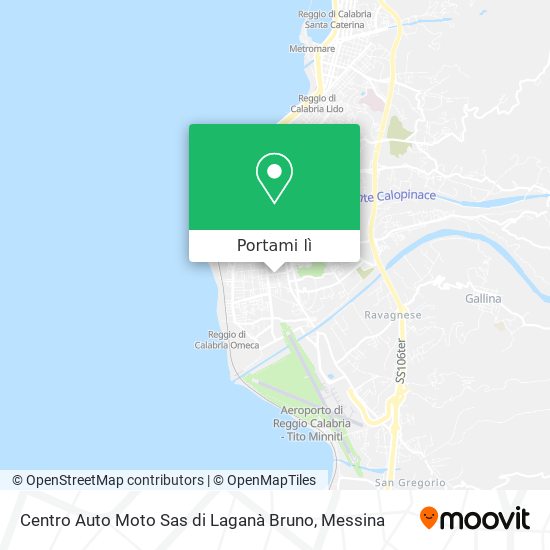 Mappa Centro Auto Moto Sas di Laganà Bruno