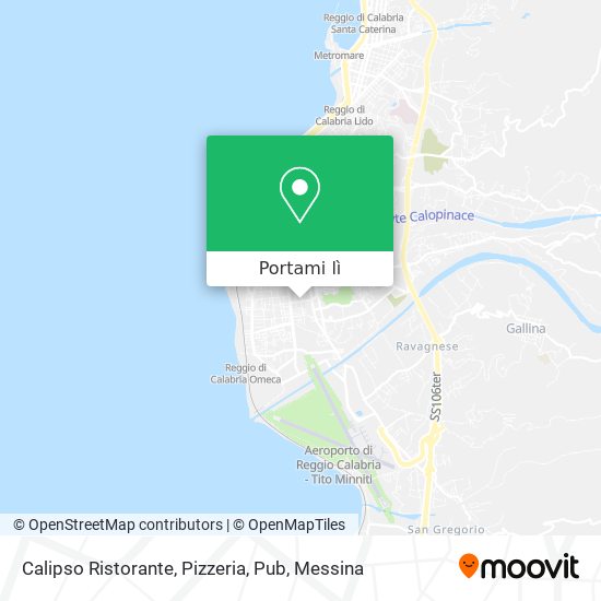 Mappa Calipso Ristorante, Pizzeria, Pub