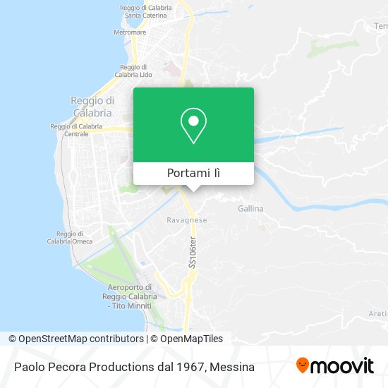 Mappa Paolo Pecora Productions dal 1967