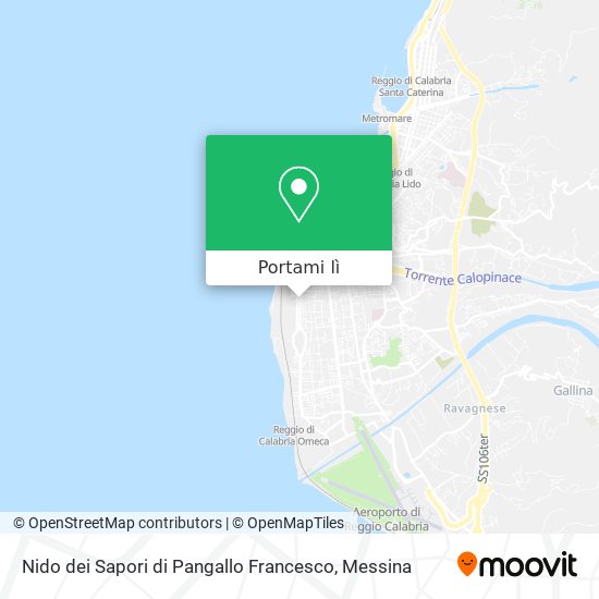 Mappa Nido dei Sapori di Pangallo Francesco