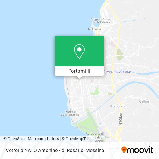Mappa Vetreria NATO Antonino - di Rosario