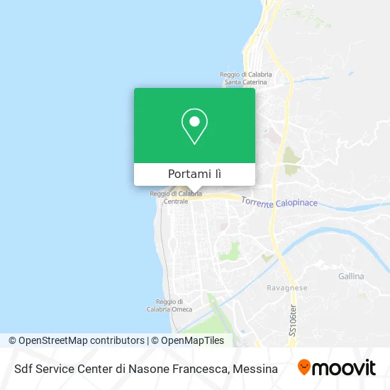Mappa Sdf Service Center di Nasone Francesca