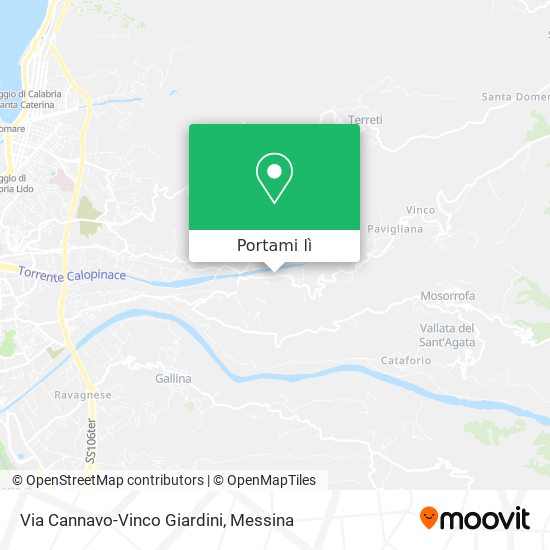 Mappa Via Cannavo-Vinco Giardini