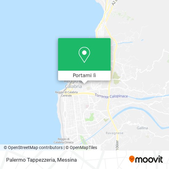 Mappa Palermo Tappezzeria