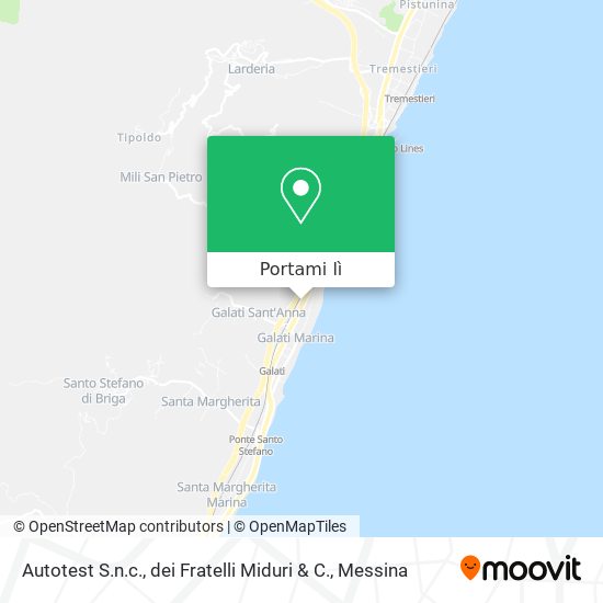 Mappa Autotest S.n.c., dei Fratelli Miduri & C.