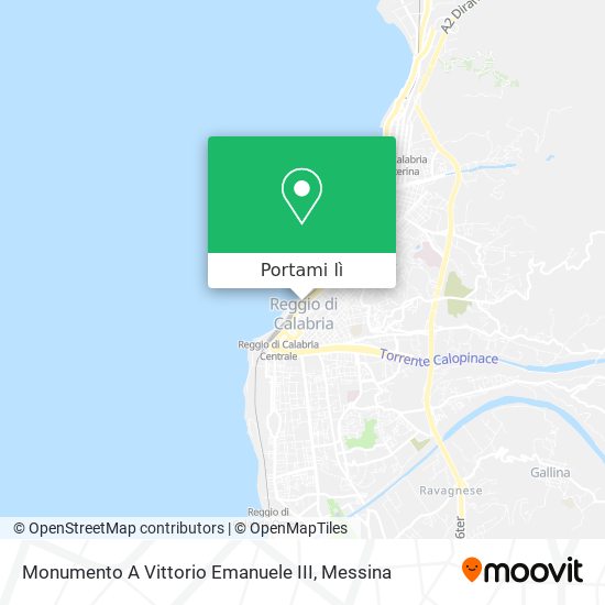 Mappa Monumento A Vittorio Emanuele III