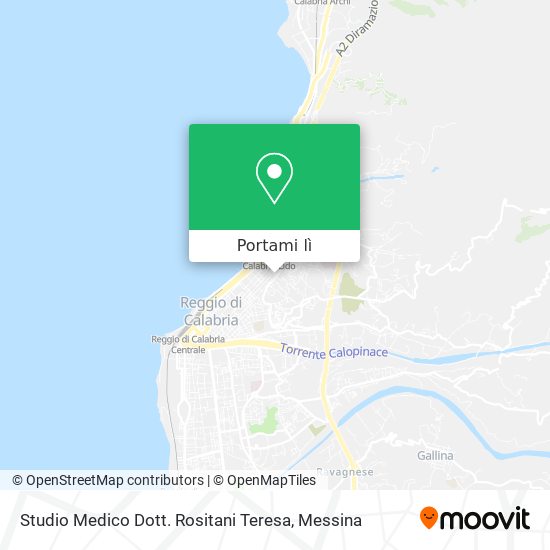 Mappa Studio Medico Dott. Rositani Teresa