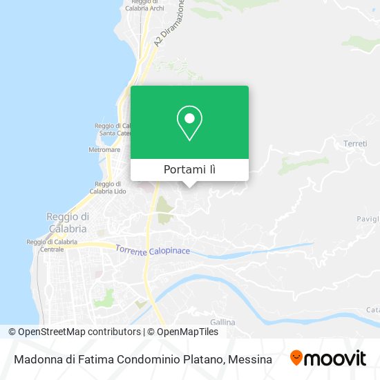 Mappa Madonna di Fatima Condominio Platano