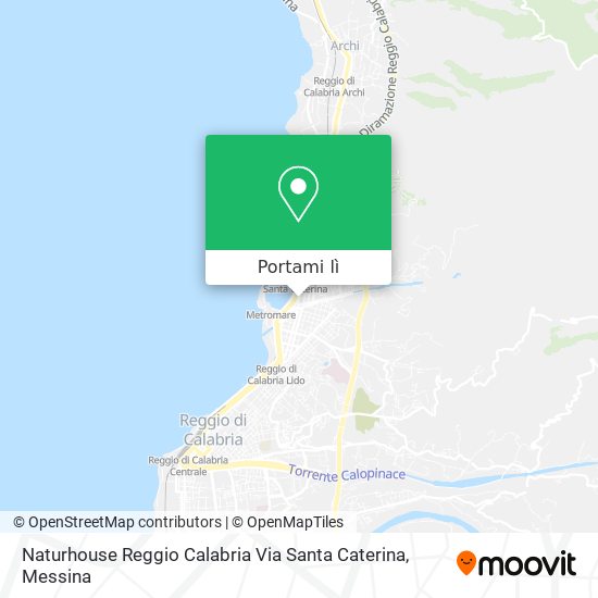 Mappa Naturhouse Reggio Calabria Via Santa Caterina
