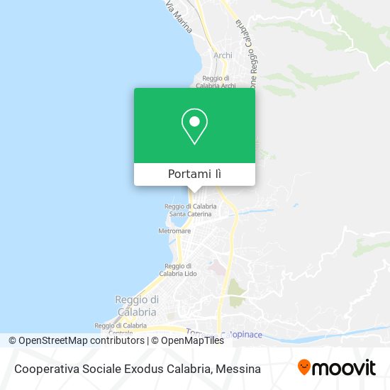 Mappa Cooperativa Sociale Exodus Calabria