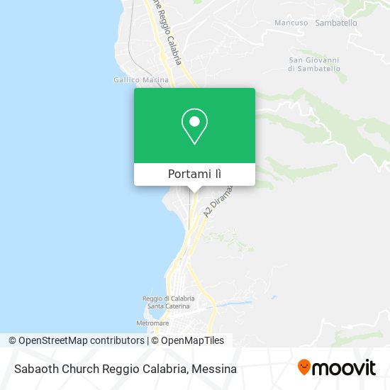 Mappa Sabaoth Church Reggio Calabria