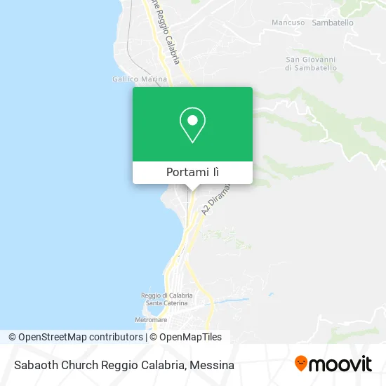 Mappa Sabaoth Church Reggio Calabria