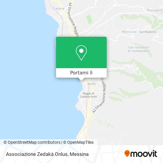 Mappa Associazione Zedakà Onlus