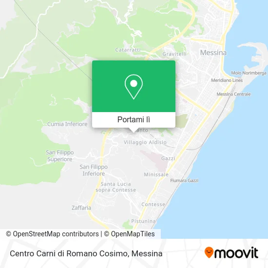 Mappa Centro Carni di Romano Cosimo