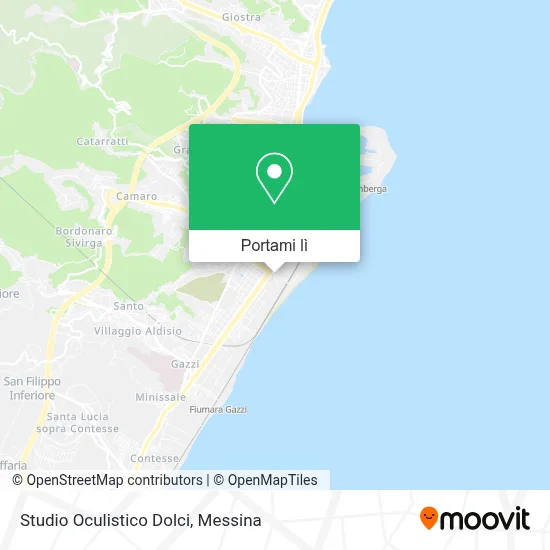 Mappa Studio Oculistico Dolci