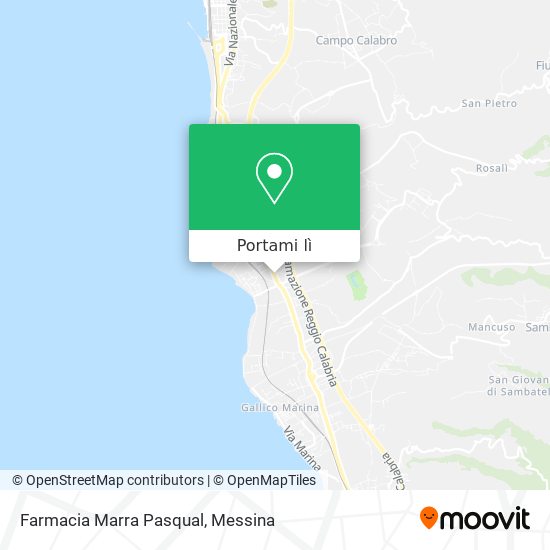 Mappa Farmacia Marra Pasqual