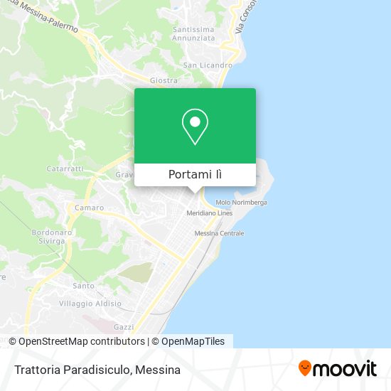 Mappa Trattoria Paradisiculo