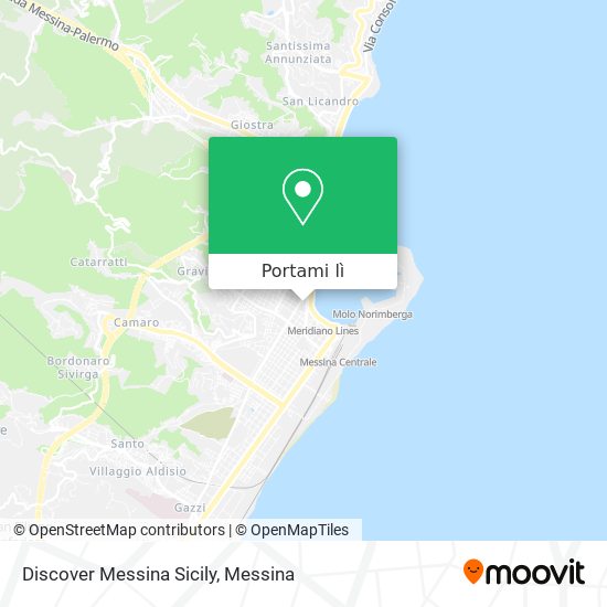 Mappa Discover Messina Sicily