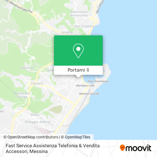 Mappa Fast Service Assistenza Telefonia & Vendita Accessori