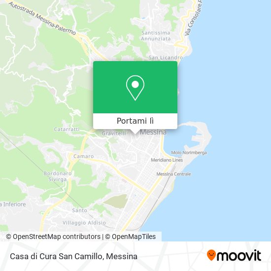 Mappa Casa di Cura San Camillo