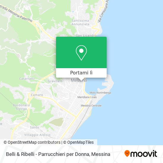 Mappa Belli & Ribelli - Parrucchieri per Donna