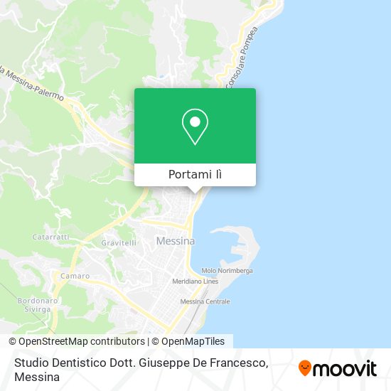 Mappa Studio Dentistico Dott. Giuseppe De Francesco