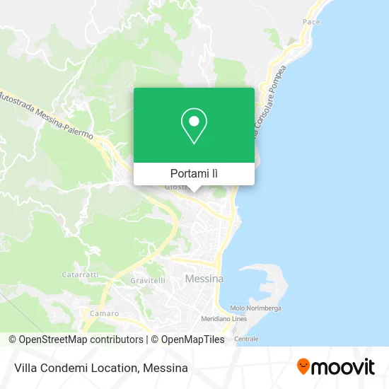 Mappa Villa Condemi Location