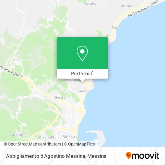 Mappa Abbigliamento d'Agostino Messina