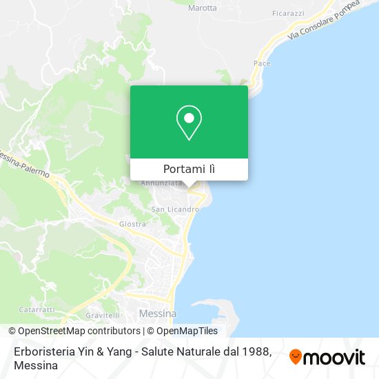 Mappa Erboristeria Yin & Yang - Salute Naturale dal 1988