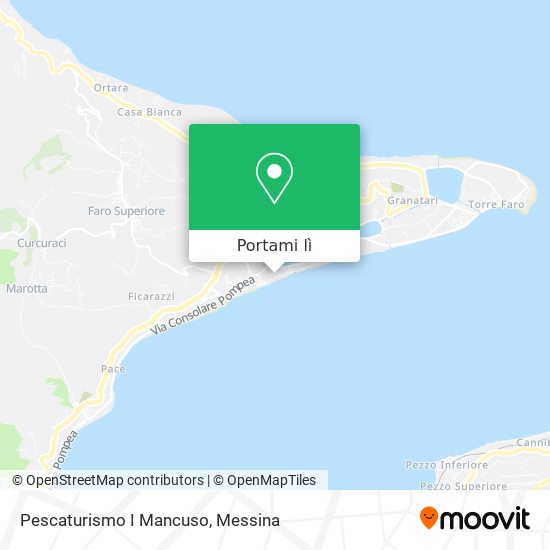 Mappa Pescaturismo I Mancuso