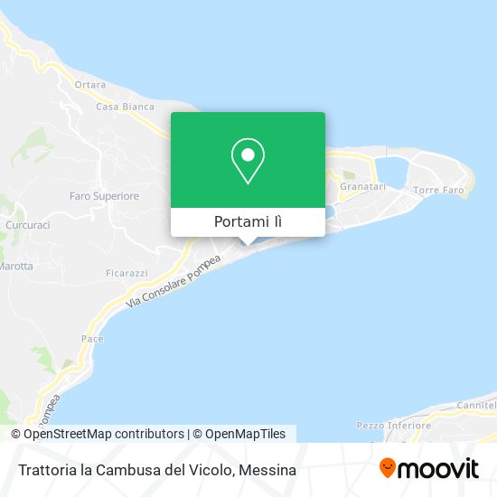 Mappa Trattoria la Cambusa del Vicolo