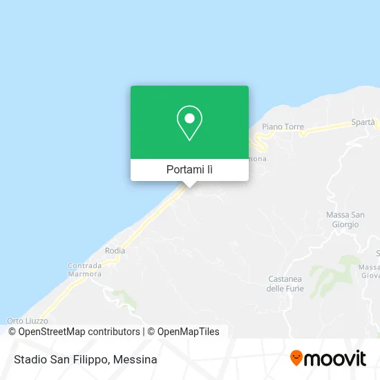 Mappa Stadio San Filippo
