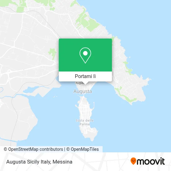 Mappa Augusta Sicily Italy