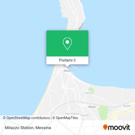 Mappa Milazzo Station