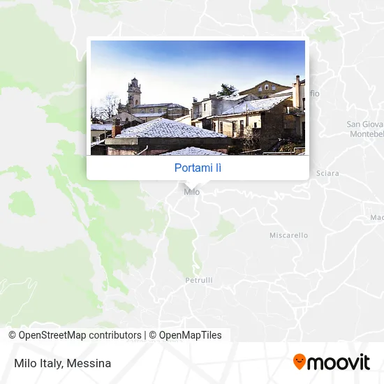 Mappa Milo Italy