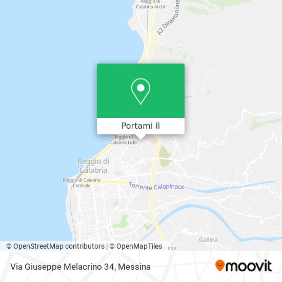 Mappa Via Giuseppe Melacrino  34