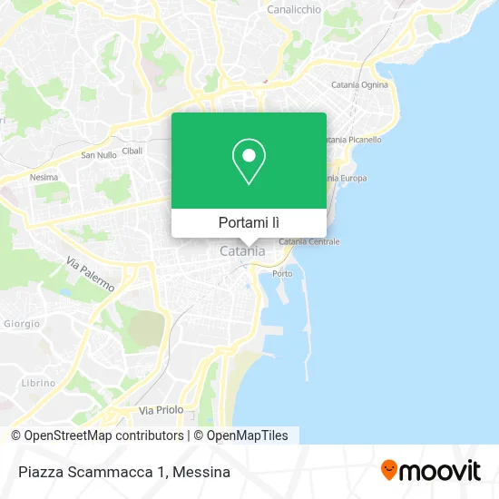 Mappa Piazza Scammacca  1