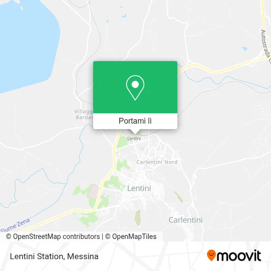 Mappa Lentini Station