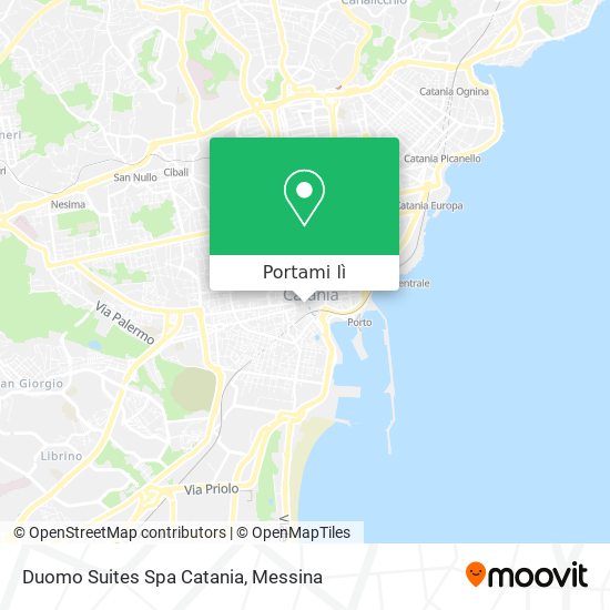 Mappa Duomo Suites Spa Catania