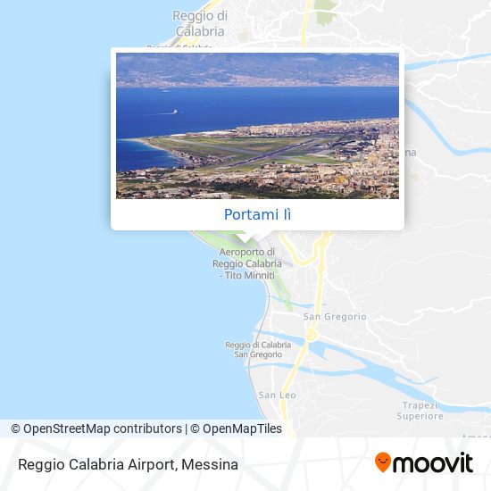 Mappa Reggio Calabria Airport
