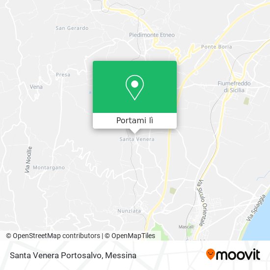 Mappa Santa Venera Portosalvo