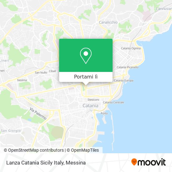 Mappa Lanza Catania Sicily Italy