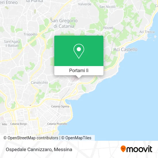 Mappa Ospedale Cannizzaro