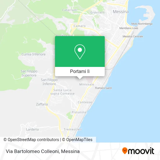 Mappa Via Bartolomeo Colleoni
