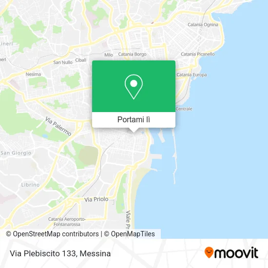 Mappa Via Plebiscito 133